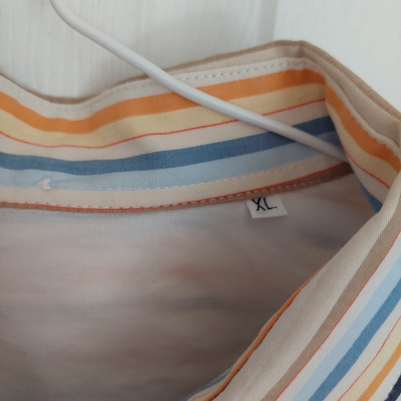 Vintage MONTERREY SHIRTS SHIRTMAKER made in Italy 100% Cotton striped Retro - Picture 12 of 14